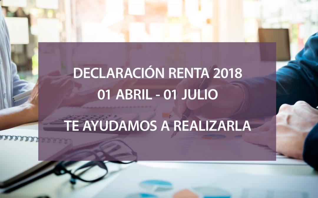 Declaración de la Renta 2018 en la asesoría GP7